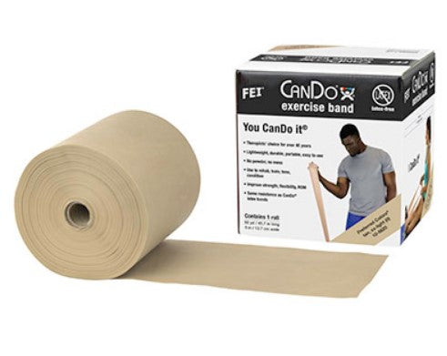 CanDo Latex Free Exercise Band 50 Yard Dispenser