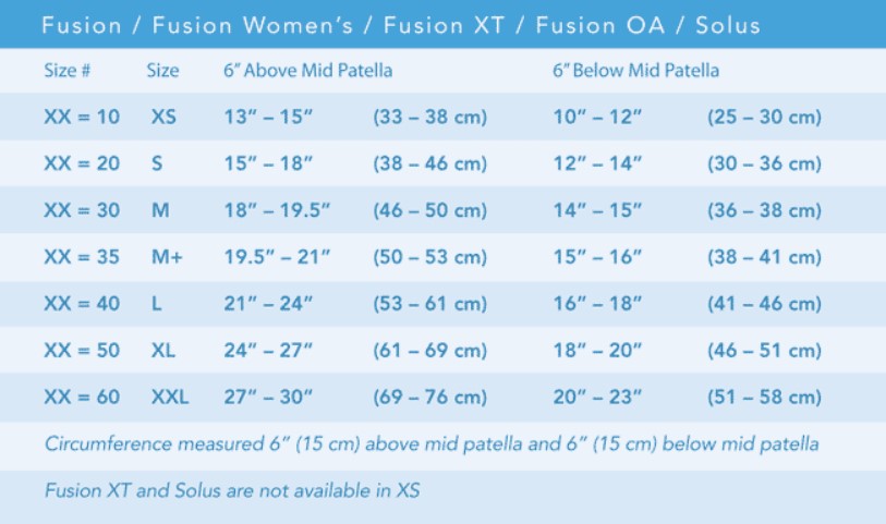 Fusion XT Knee Brace