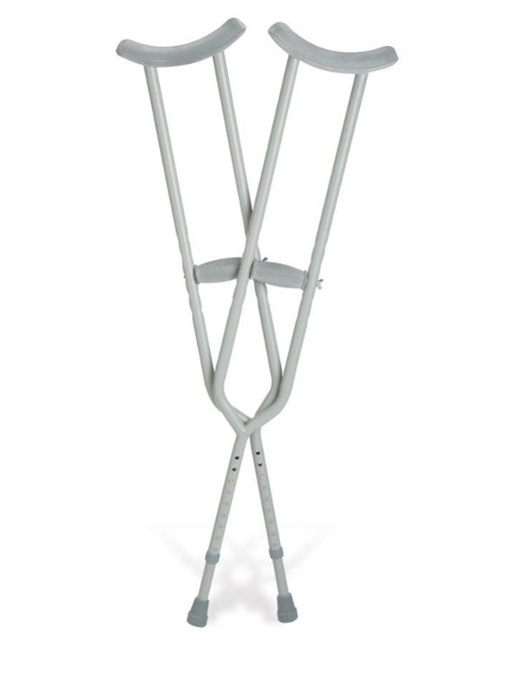 Heavy Duty Steel Bariatric Adult Crutches (Single)