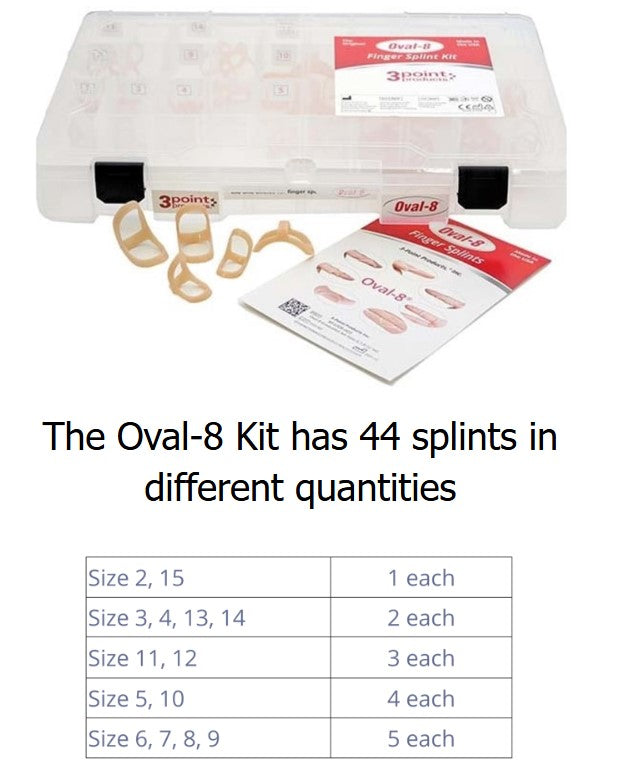 Oval-8 Beige Finger Splints
