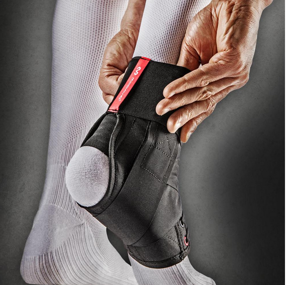 McDavid Laced Ankle Brace w/Straps Black