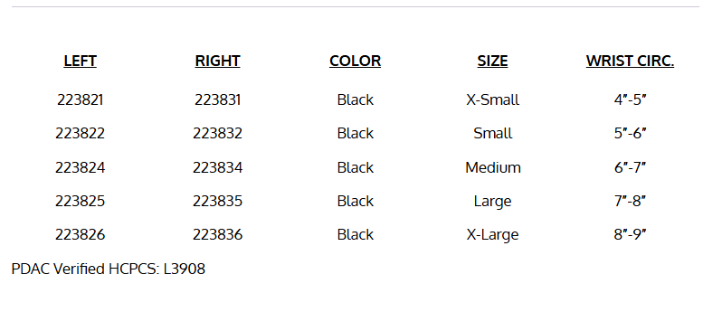 GelFlex Wrist Support Black