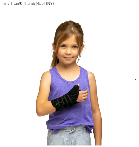Titan Thumb, Pediatric
