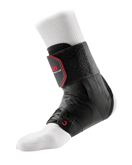 McDavid Laced Ankle Brace w/Straps Black